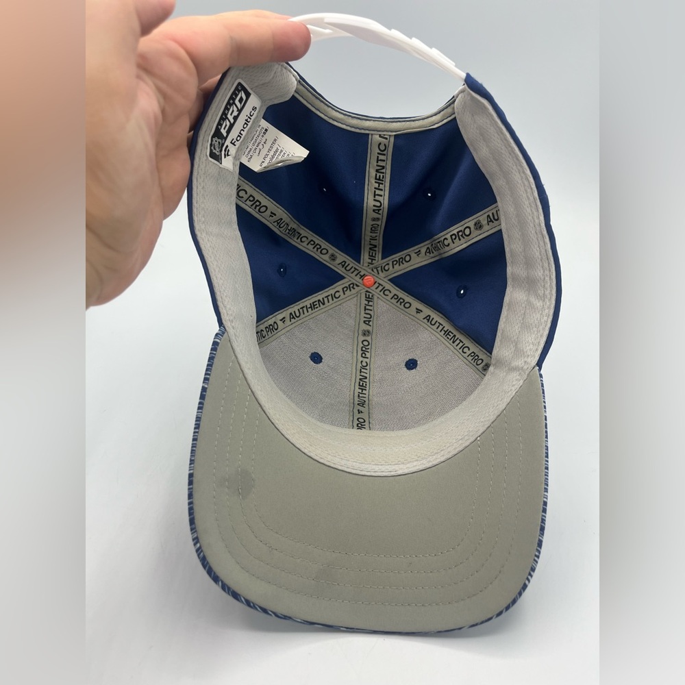 Oilers Authentic Pro Blue Cap - Picture 5 of 6
